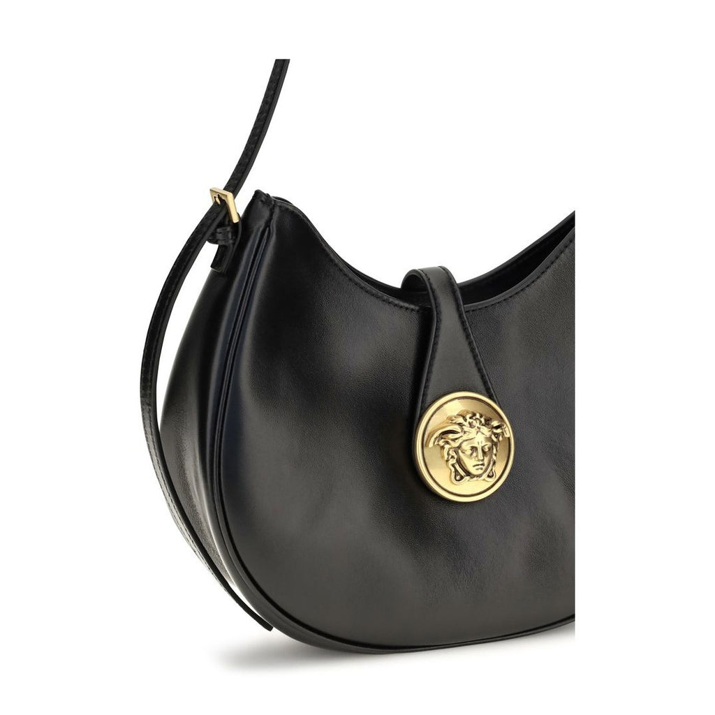 Black Calf Leather Bos Taurus Shoulder Bag