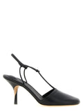 Black Lamb Leather High Heel Pumps
