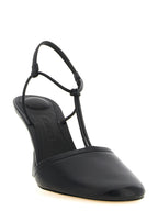 Black Lamb Leather High Heel Pumps