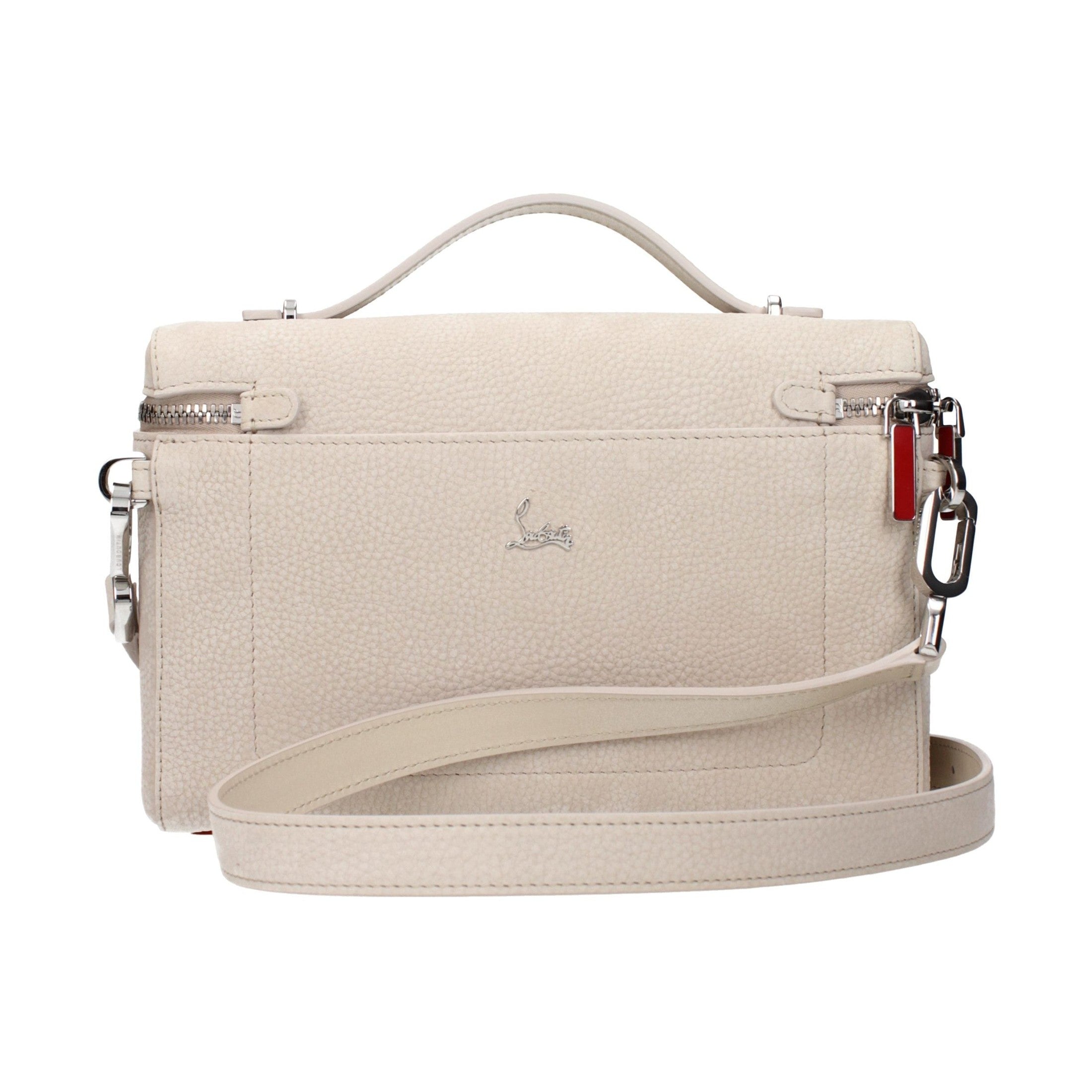 Beige Leather Handbag