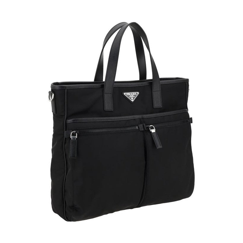 Black Nylon Shoulder Bag