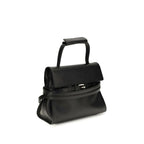 Black Calf Leather Bos Taurus Shoulder Bag