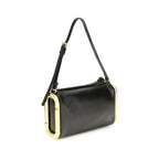 Black Calf Leather Bos Taurus Shoulder Bag