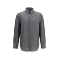 Gray Cotton Pattern Shirt
