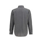 Gray Cotton Pattern Shirt
