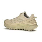 Beige Calf Leather Bos Taurus Athletic Sneakers