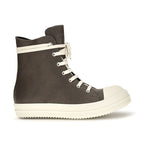 Brown Calf Leather Bos Taurus High Top Sneakers