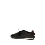 Black Calf Leather Bos Taurus Athletic Sneakers