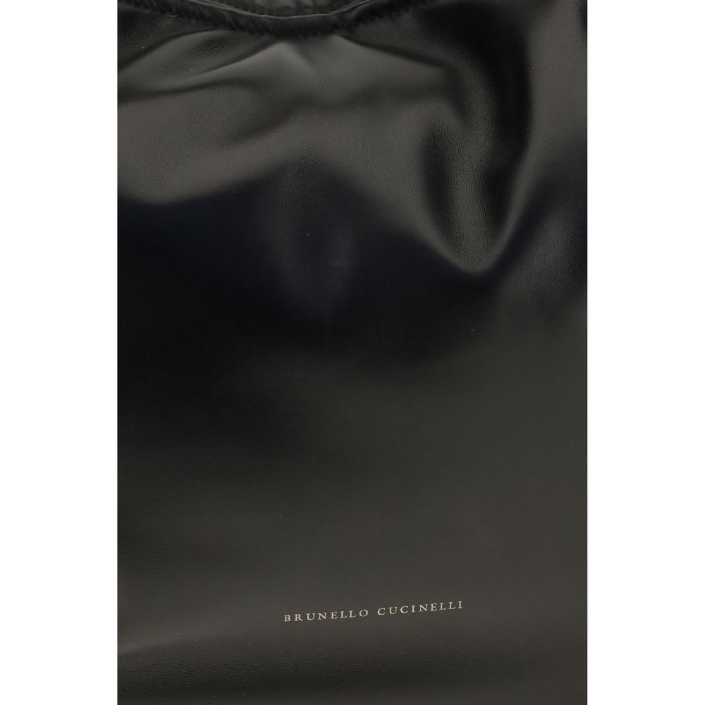 Black Calf Leather Bos Taurus Shoulder Bag
