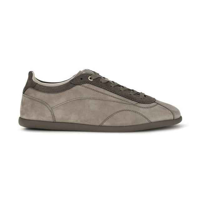 Gray Calf Leather Bos Taurus Sneakers