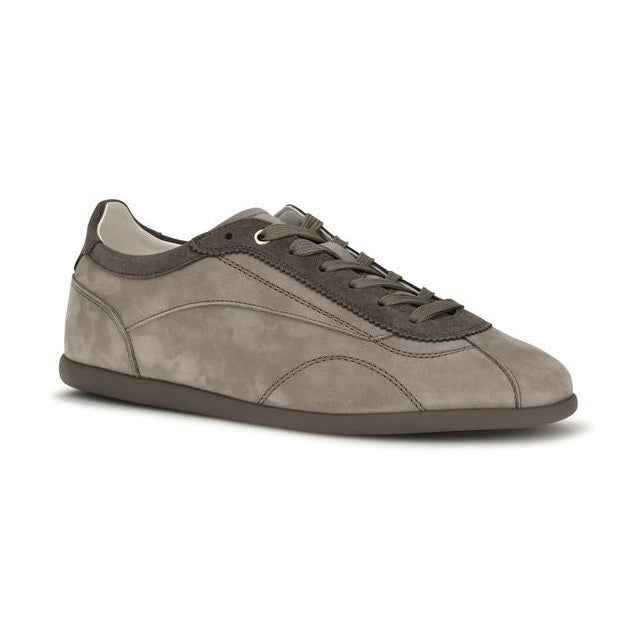 Gray Calf Leather Bos Taurus Sneakers