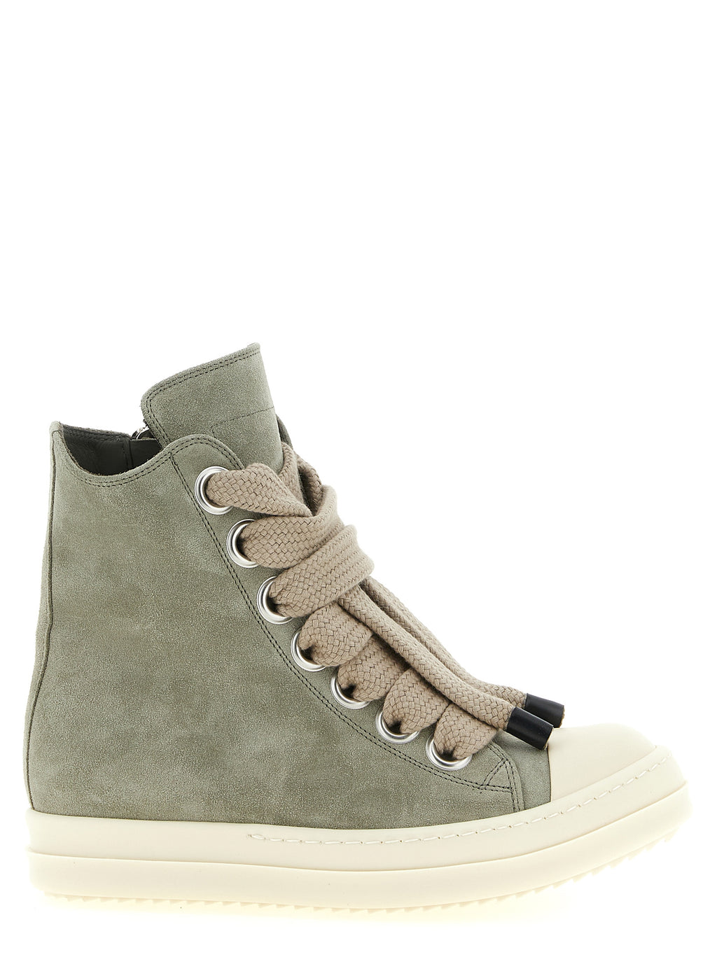 Bicolor Calfskin High Top Sneakers