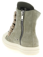 Bicolor Calfskin High Top Sneakers
