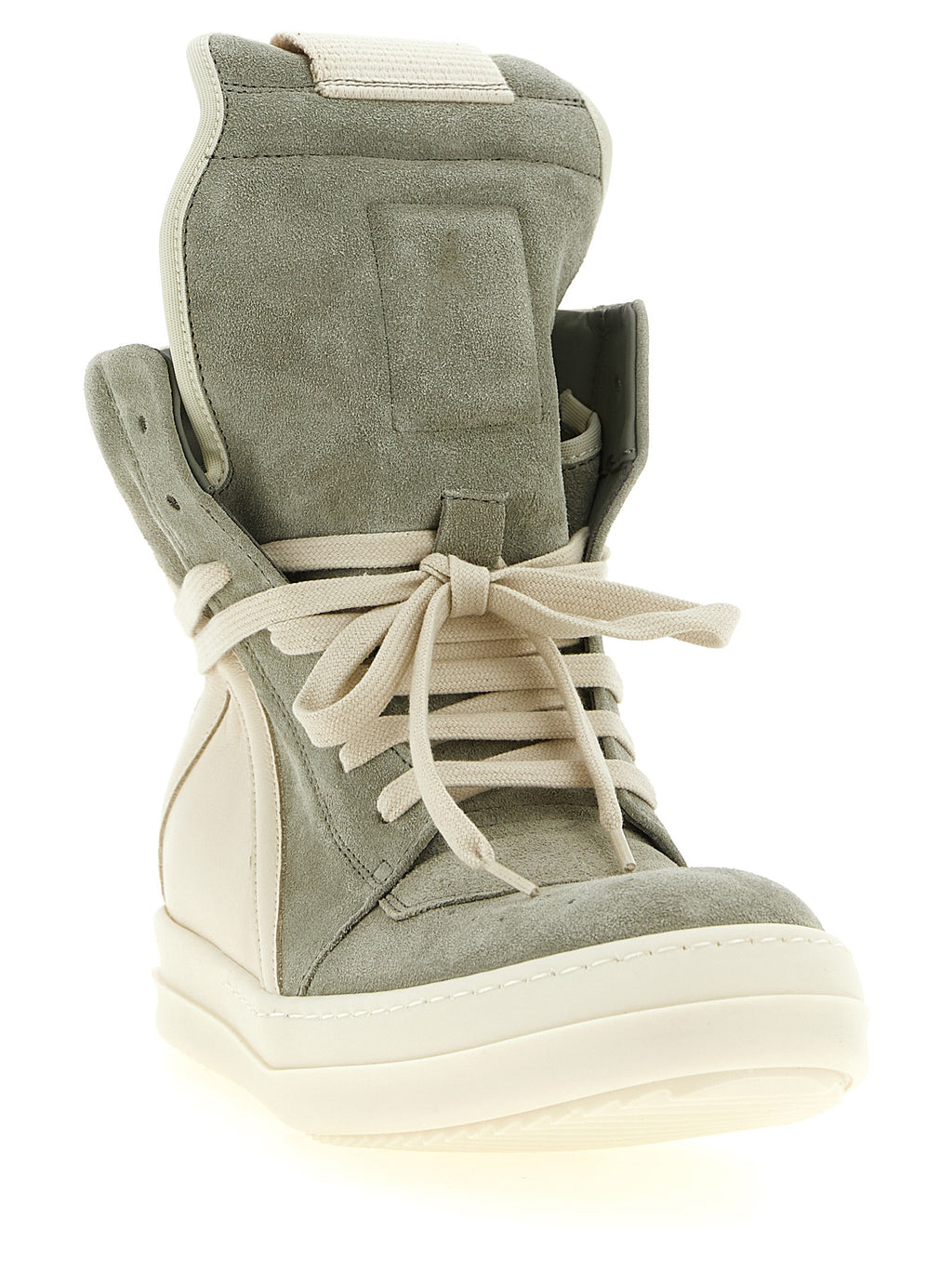 Bicolor Calfskin Athletic Sneakers