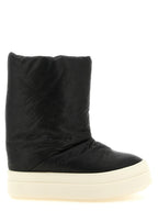 Bicolor Lamb Leather Boots
