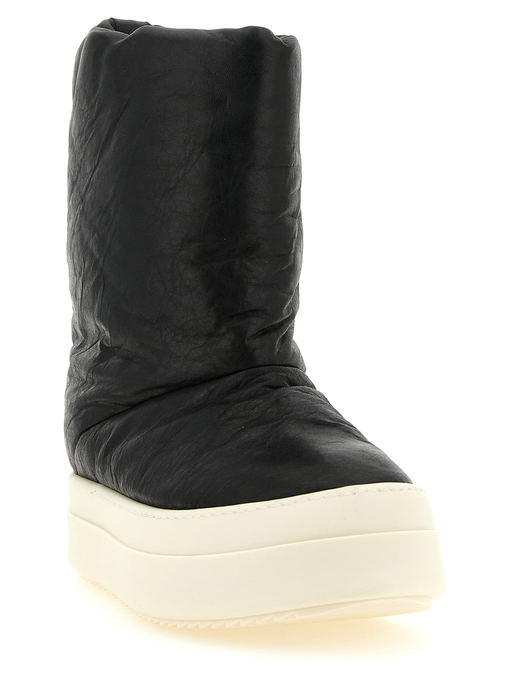 Bicolor Lamb Leather Boots
