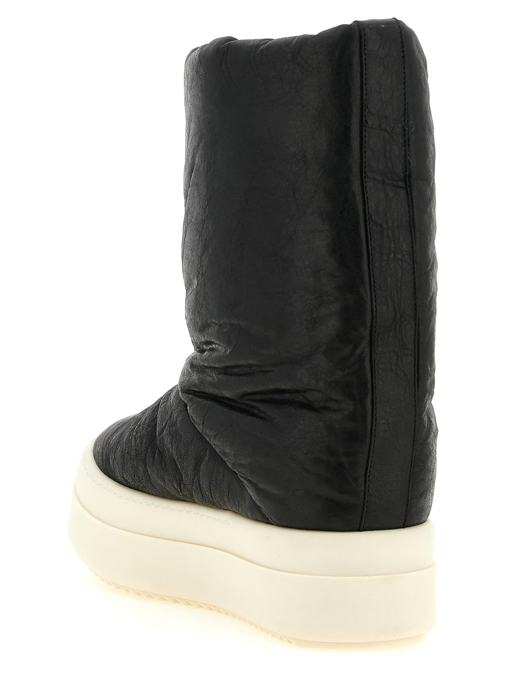 Bicolor Lamb Leather Boots