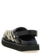 Black Ramie Mules