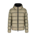 Beige Polyamide Full-Length Jacket