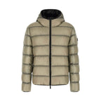 Beige Polyamide Full-Length Jacket