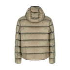 Beige Polyamide Full-Length Jacket
