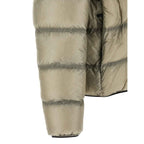 Beige Polyamide Full-Length Jacket