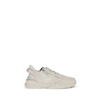 White Calf Leather Bos Taurus Athletic Sneakers