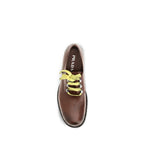 Brown Calf Leather Bos Taurus Slip-On Loafers