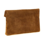 Brown Calfskin Clutch Bag