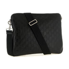 Black Calfskin Crossbody Bag