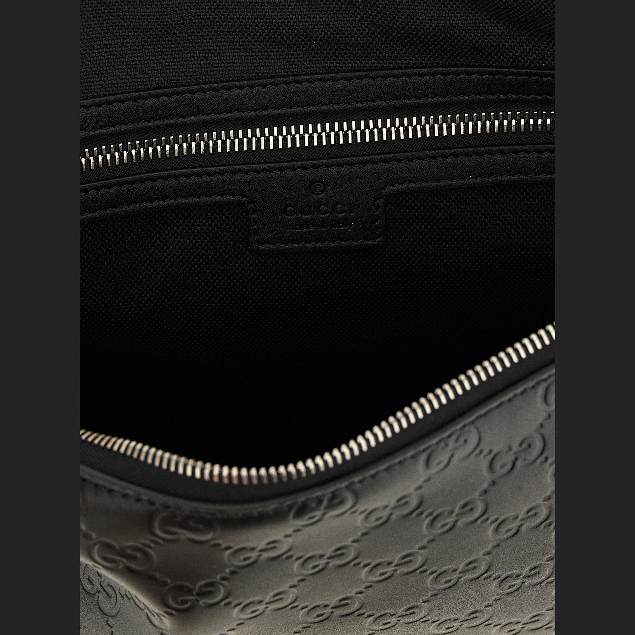 Black Calfskin Crossbody Bag