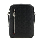 Black Calfskin Crossbody Bag