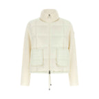 White Virgin Wool Full-Length Jacket