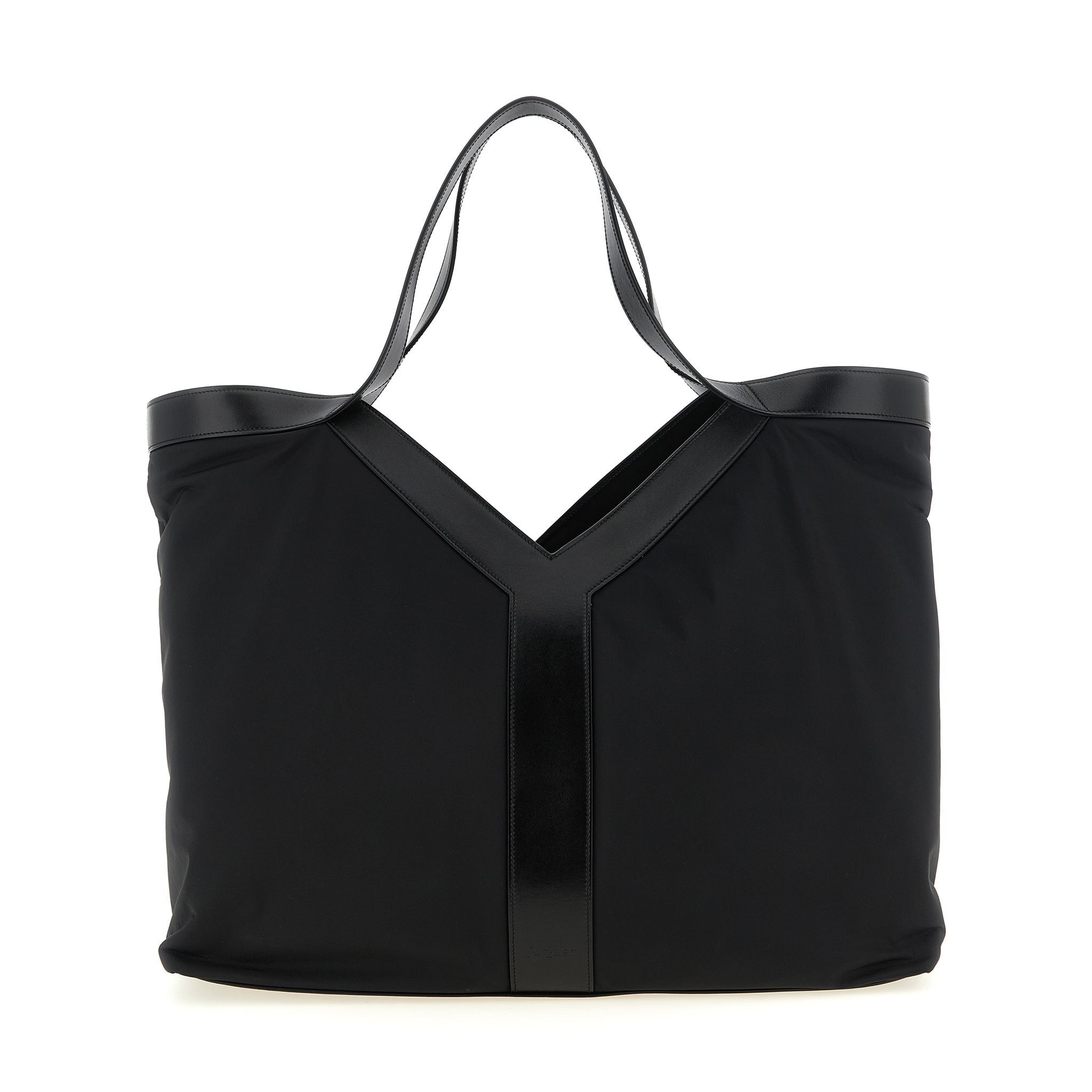 Black Calfskin Tote Bag