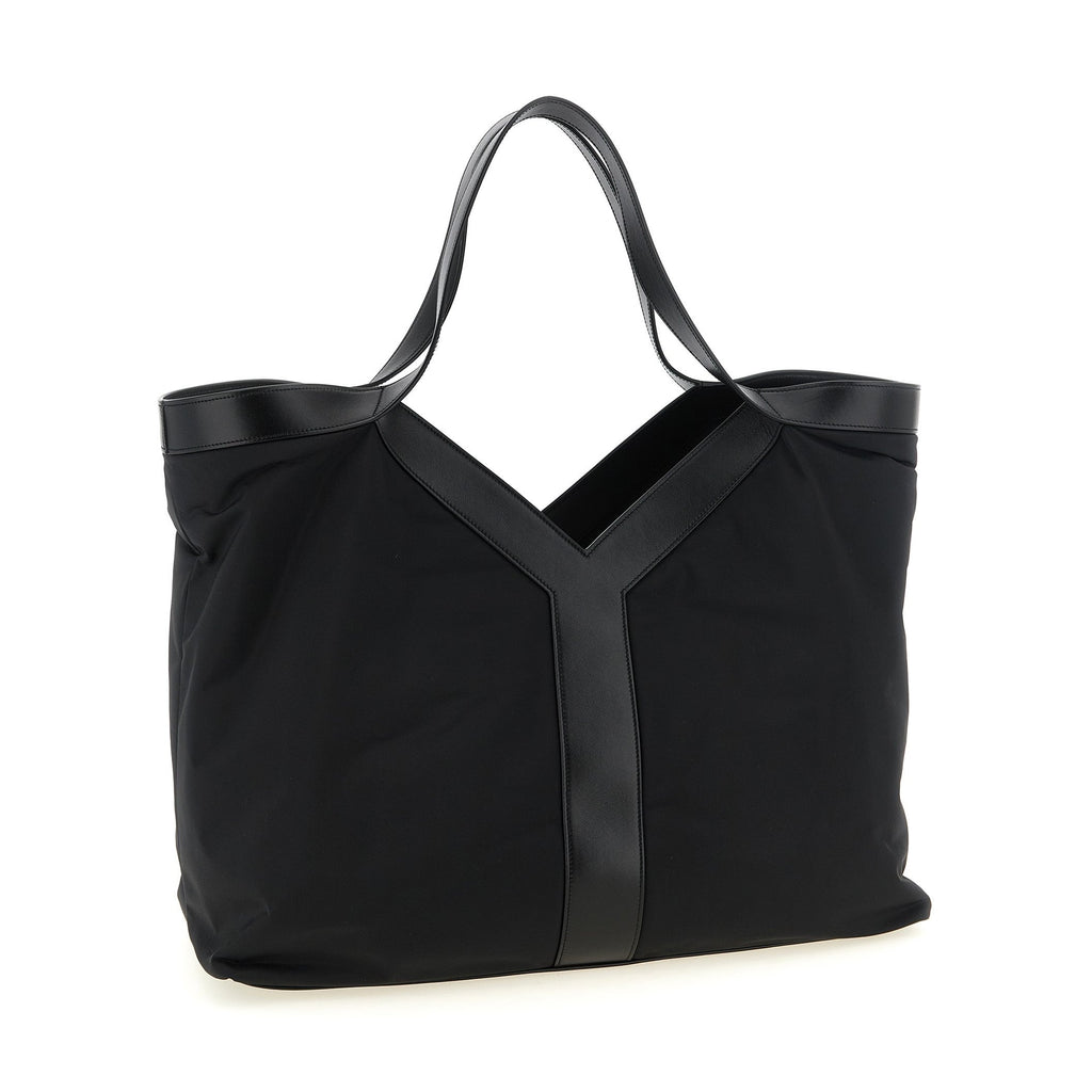 Black Calfskin Tote Bag