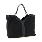 Black Calfskin Tote Bag