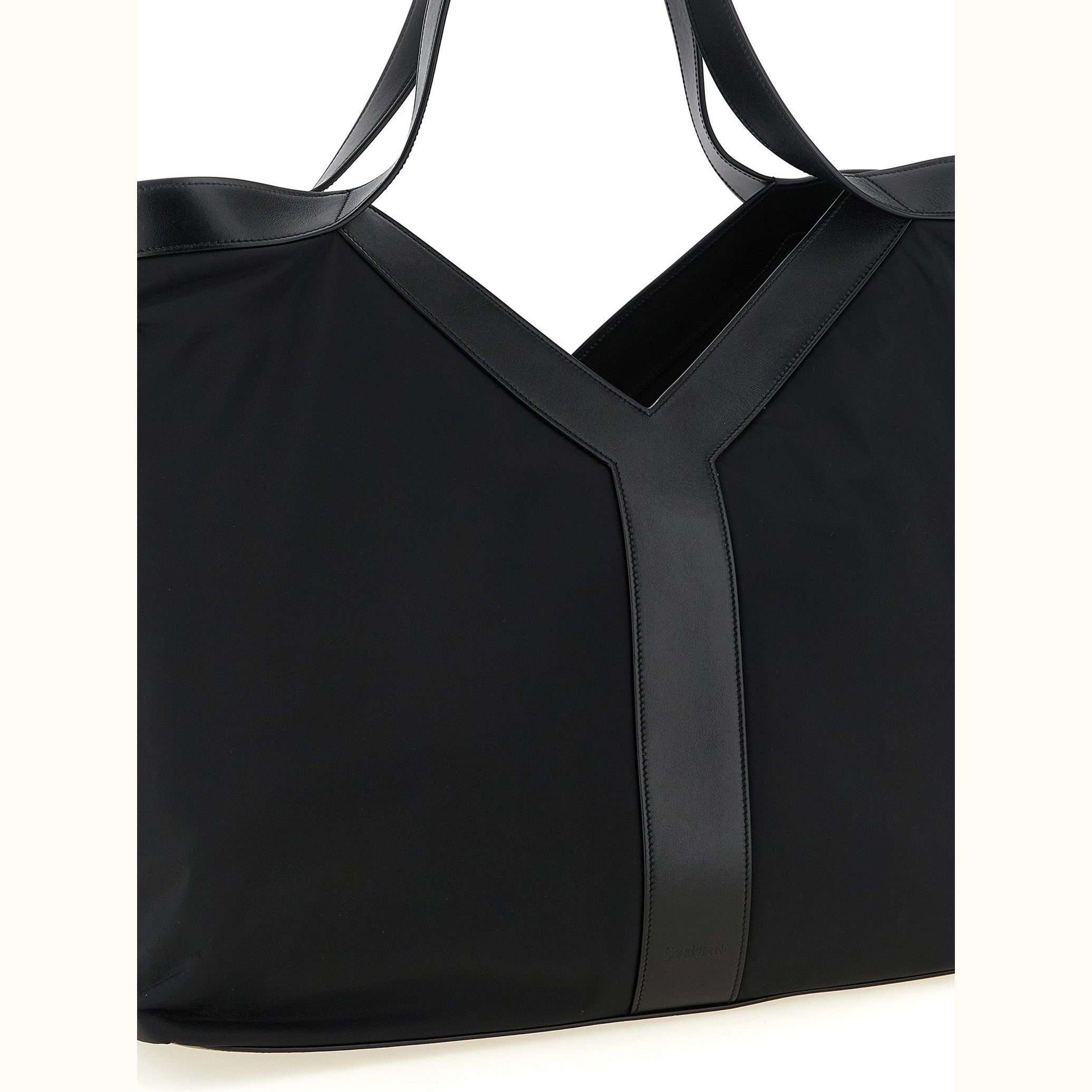 Black Calfskin Tote Bag