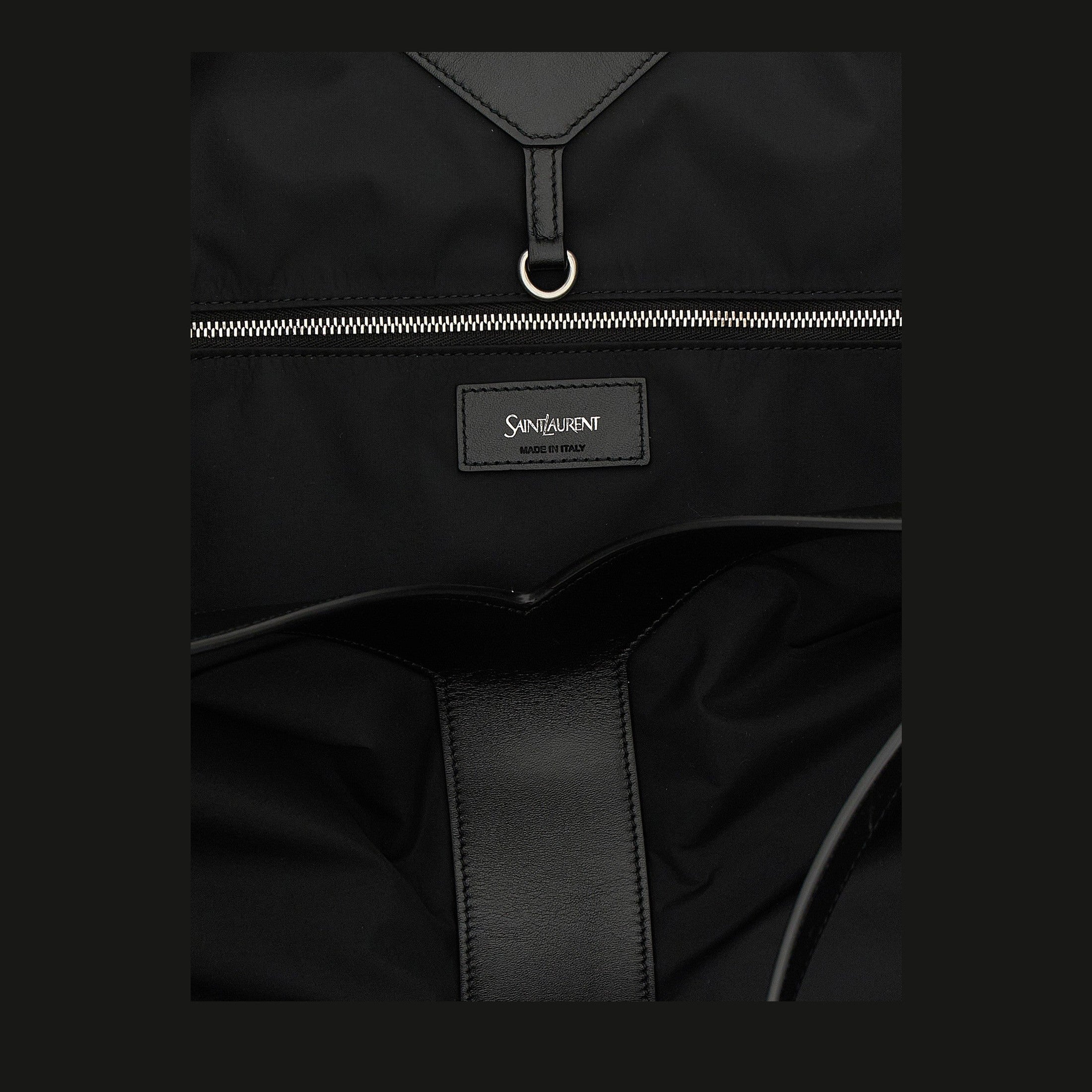 Black Calfskin Tote Bag