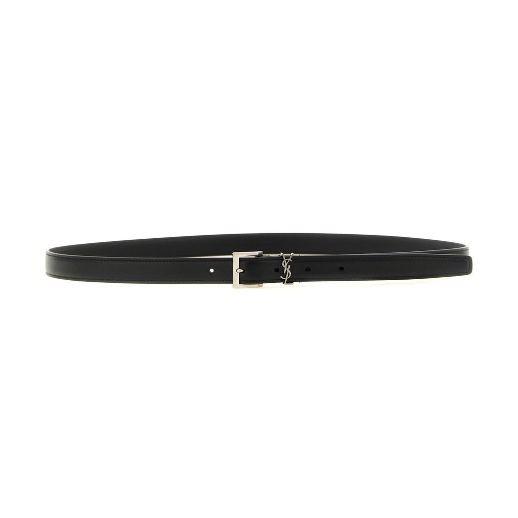Black Calfskin Regular Belt