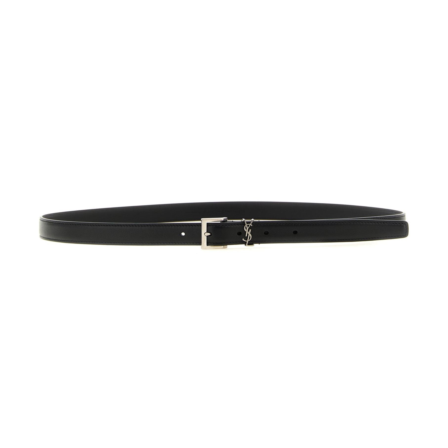 Black Calfskin Regular Belt