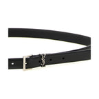 Black Calfskin Regular Belt
