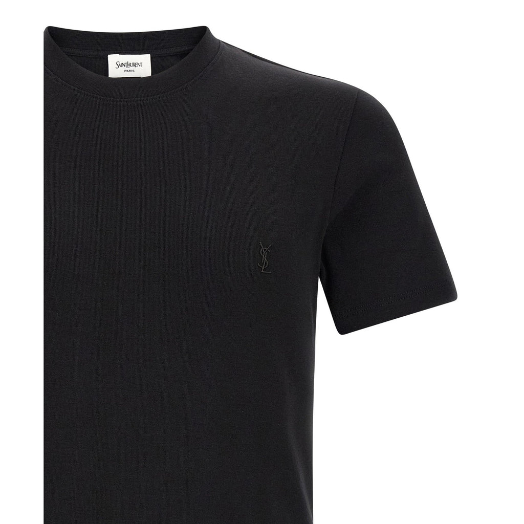 Black Cotton T-Shirt
