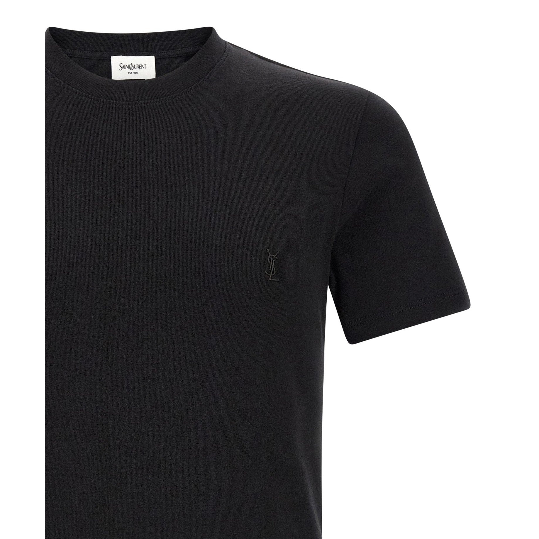 Black Cotton T-Shirt