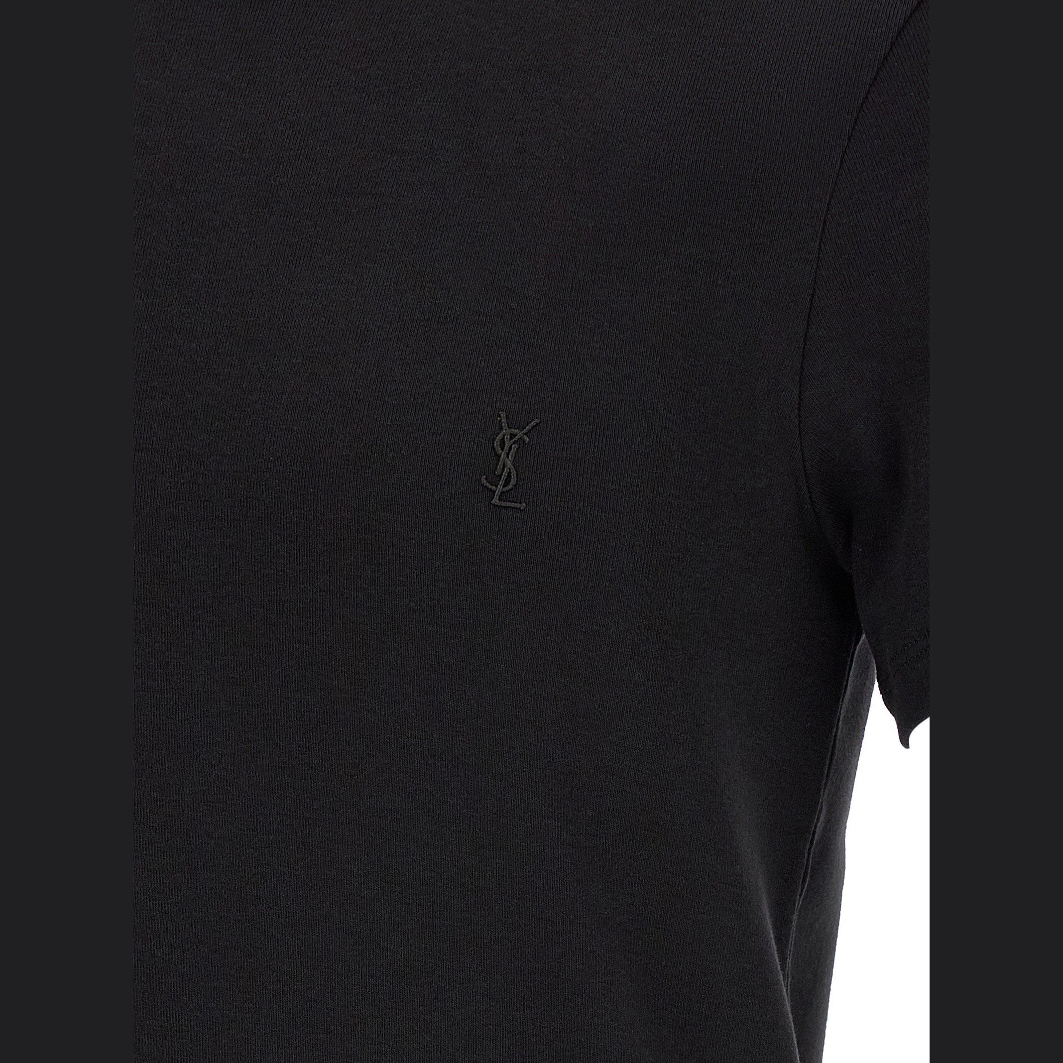 Black Cotton T-Shirt