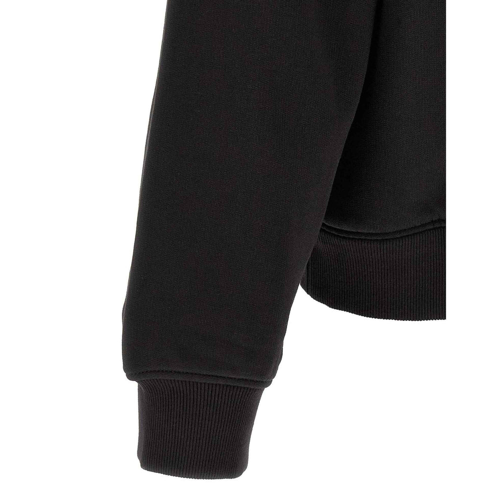 Black Cotton Sweatshirt