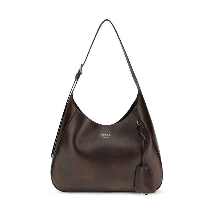 Brown Calf Leather Bos Taurus Shoulder Bag