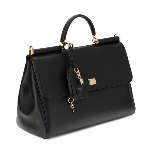 Black Calf Leather Bos Taurus Shoulder Bag