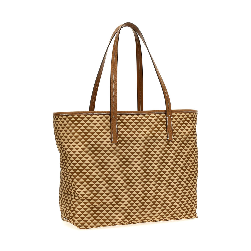 Multicolor Polyamide Tote Bag