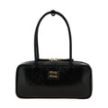 Black Lamb Leather Handbag