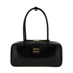 Black Lamb Leather Handbag